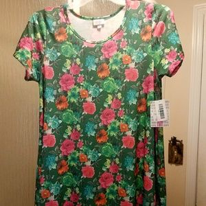 NWT Rare Find Lularoe Roses Medium Carly